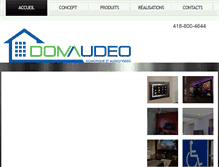 Tablet Screenshot of domaudeo.com
